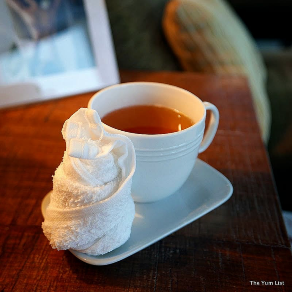A cup of hot, refreshing Energy Signature Spa Tea